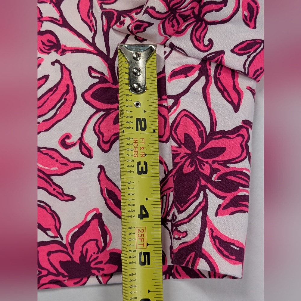 Lilly Pulitzer Gretchen High Rise Elderflower Shorts 5" - Picture 6 of 9